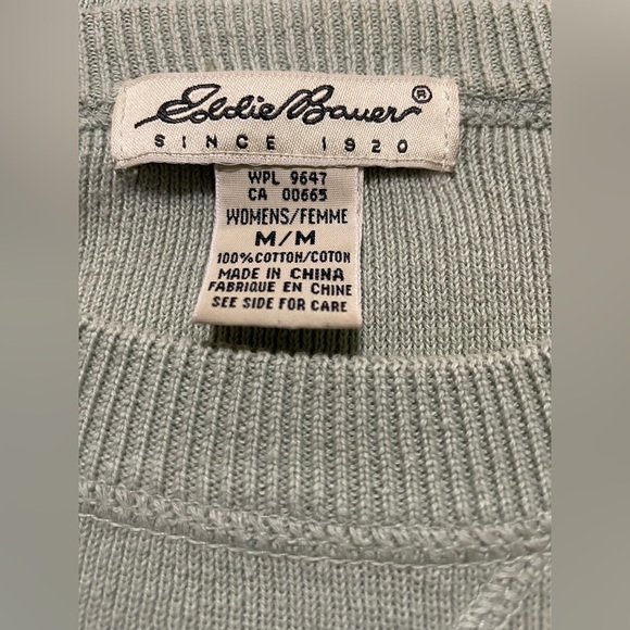 Eddie Bauer Vintage Women’s L/S Crew Neck Cotton Sweater - Picture 3 of 6